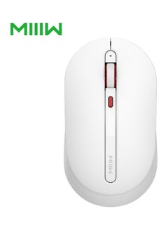 Buy 1600DPI 2.4GHz Wireless Mute Mouse White in UAE