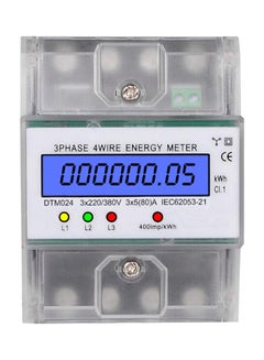 Buy 3 Phase  Energy Meter with LCD Display Multicolour in Saudi Arabia