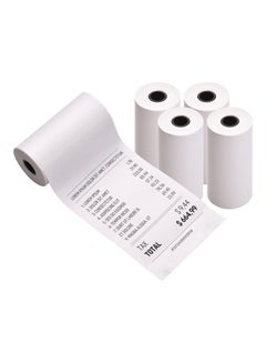 Buy 5-Piece Self Adhesive Direct Thermal Paper Set in Saudi Arabia