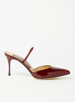 Buy Godiva Leather Pumps Maroon in UAE