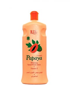 Buy Papaya Hand And Body Whitening Lotion Orange 600ml in Saudi Arabia