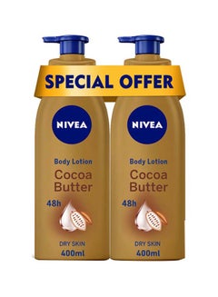 Buy Cocoa Butter Body Lotion Clear 2 x 400ml in UAE