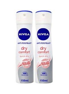 Buy Comfort Antiperspirant For Women Quick Dry Spray 150ml in UAE