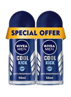 اشتري Cool Kick Antiperspirant Roll On Pack Of 2 50ml في الامارات