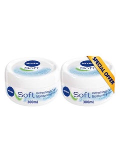 Buy Pack Of 2 Soft Moisturizing Cream 300ml in UAE