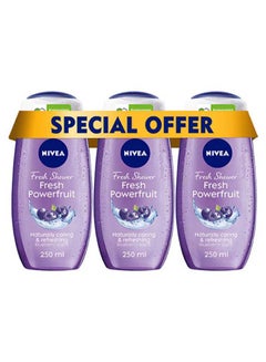 Buy Fresh Powerfruit Shower Gel Pack Of 3 250ml in UAE