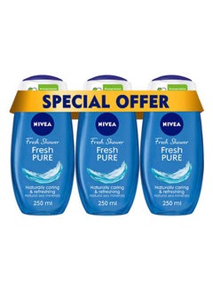 Buy Fresh Pure Shower Gel Pack Of 3 250ml in UAE