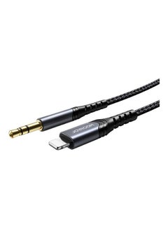 Buy Lightning To 3.5mm Hi-Fi Audio Aux Cable Black in UAE