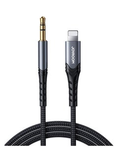 Buy Lightning To 3.5mm Hi-Fi Audio Aux Cable Black in Saudi Arabia