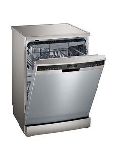 Buy Home Connect Freestanding Dishwasher with 13 Place Settings 2400.0 W SN25EI38CM silver in UAE