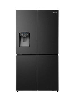 Buy Freestanding 4 Doors Refrigerator with Water and Ice Dispencer 0 W NRM9181SBI black in Egypt