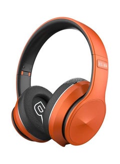 Buy Portable Bluetooth 5.0 Headset Wireless Headphone Orange/Black in Saudi Arabia