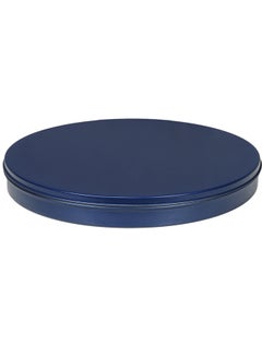 Buy Non Stick Cake Tray With Lid Blue/White 14inch in UAE