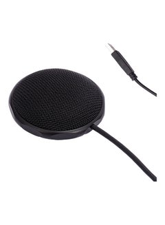 اشتري 360° Omnidirectional Condenser PC Microphone أسود في الامارات