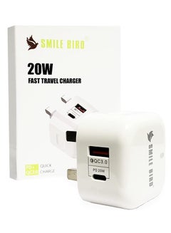 Buy 2-Port Wall Charger White in UAE