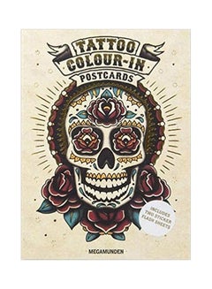 Buy Tattoo Colour-In Postcards Hardcover English by Megamunden - 2015 in Egypt