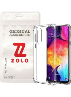 Buy Shockproof Slim Soft TPU Silicon Case Cover For Samsung Galaxy A50 Clear in UAE