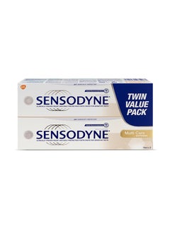 Buy Multi Care Whitening Toothpaste For Sensitive Teeth 75ml Pack of 2 in UAE