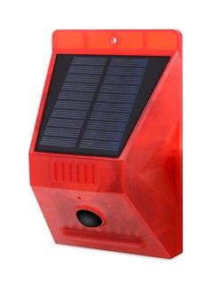 Buy Solar Powered Motion Sensor Alarm Light Red in Saudi Arabia