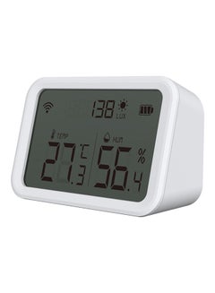 Buy Smart Zigbee Temperature And Humidity Sensor White in Saudi Arabia