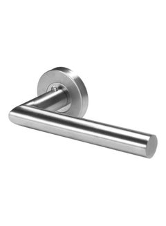 Buy Stainless Steel Lock  Door Handle Silver 10cm in UAE