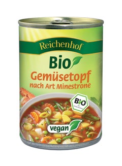 Buy Organic Bio Vegetable Soup Minestrone 400grams in UAE