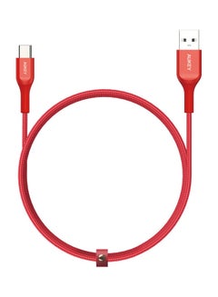 Buy USB-A To USB-C Charging Cable Red in Saudi Arabia