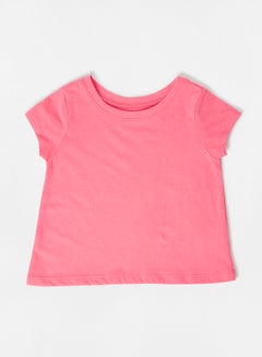 Buy Kids Basic T-Shirt Pink in UAE