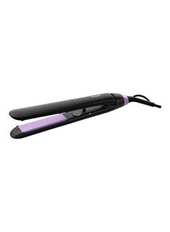 اشتري BHS377 Straightcare Essential Thermoprotect Straightener Technology Keratin-Infused Plates 10 Tempersture Setting Black/Purple في مصر