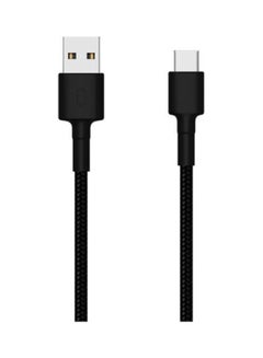 Buy Mi Type-C Braided Cable Black in Saudi Arabia