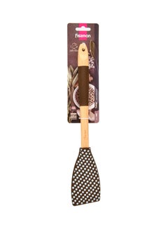 Buy Chefs Tools Silicone Turner with Handle Black 32cm in UAE