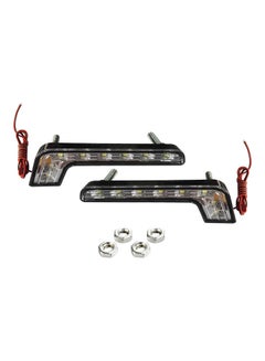 Buy 2-Piece 8-LED DRL Car Daytime Running Light in Saudi Arabia