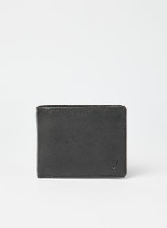 Buy Bi-Fold Leather Wallet Black in UAE