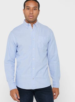 Buy Casual Stylish Shirt Blue in UAE