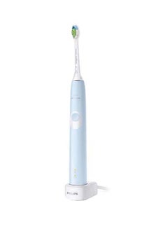 اشتري فرشاة الأسنان الكهربائية بروتيكتيف كلين 4300 من سونيكير  أزرق 405جم في الامارات