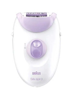 Buy Beauty Legs Epilator With Massage Cap White/Purple in Saudi Arabia