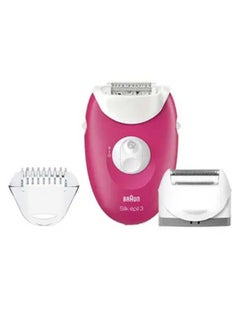 Buy Silk-Epil 3 Cordless Epilator Pink/White L in Egypt