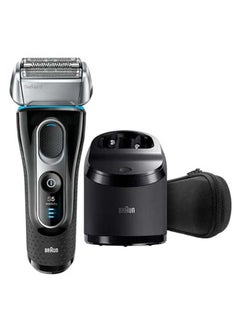 Buy Electric Foil Wet And Dry Shaver Set Black in UAE