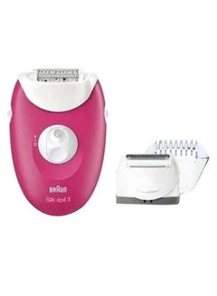 Buy 2-Piece Silk-épil 3 Epilator Set ES 3273 Pink in Saudi Arabia