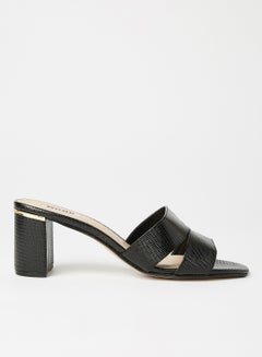 Buy Merlotte Di Block Heel Sandals Black in UAE