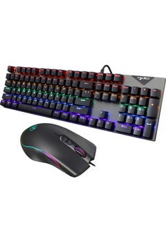 Buy Wired Keyboard Mouse Combo Black in Saudi Arabia