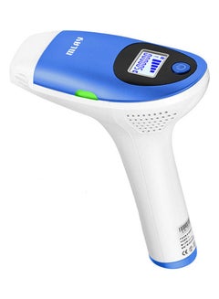 Buy Permanent Laser Hair Removal Device Blue/White in UAE