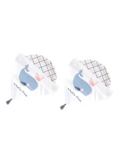 Buy 2-Piece Four-Layer Sweat-Absorbent Cotton Towel in UAE