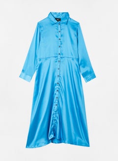 اشتري فستان كاجوال أنيق أزرق في السعودية