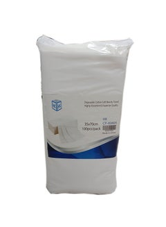 Buy 180-Piece Disposable Towel Set White 35X70cm in UAE