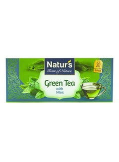 اشتري 20 كيس شاي اخضر بالنعناع 40جرام في الامارات