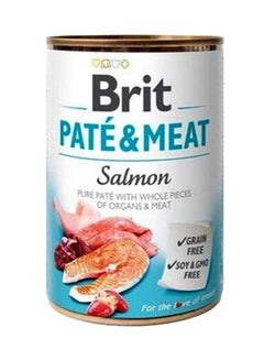 اشتري Salmon Pure Pate With Whole Pieces Of Organs And Meat 400grams في الامارات