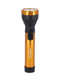 Buy Attractive Rechargeable Flashlight Gold/Black 15 X 5 X 5cm in UAE