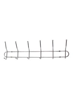 Buy 6 Hook Wall Hanger Silver 42cm in Egypt