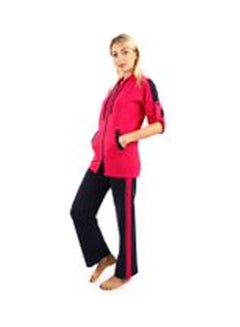 اشتري Caesar Likra Trainning Suit With Long Zipper Fuchsia في مصر